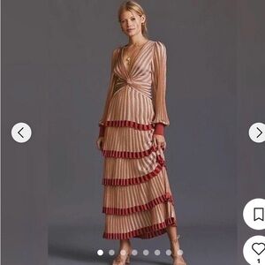 Cecilia Prado for Anthropologie Tiered Maxi Dress